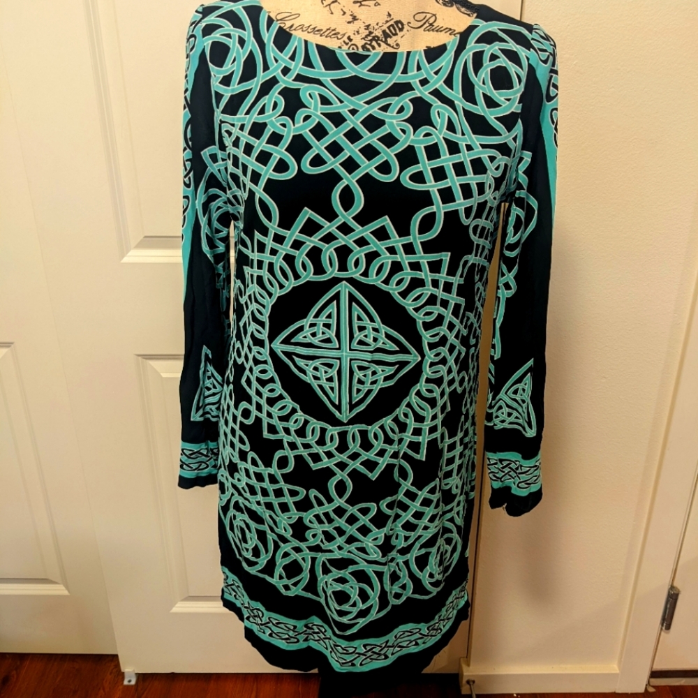 Nicole Miller studio One Celtic knot dress